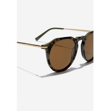 Ochelari de soare rotunzi unisex cu aspect tortoise Warwick Crosswalk