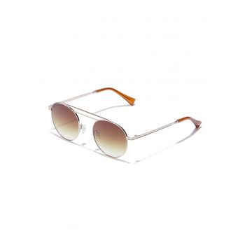 Ochelari de soare rotunzi unisex cu lentile in degrade Nº9