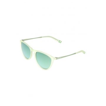 Ochelari de soare unisex rotunzi cu logo discret