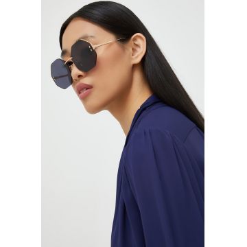 Isabel Marant ochelari de soare femei, culoarea auriu