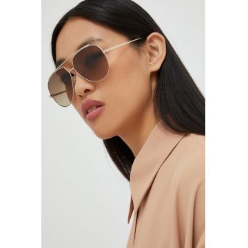 Marc Jacobs ochelari de soare femei, culoarea auriu