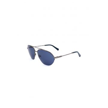 Ochelari de soare aviator cu rama metalica