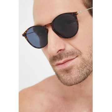 Tommy Jeans ochelari de soare culoarea maro
