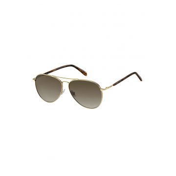 Ochelari de soare aviator cu rama metalica