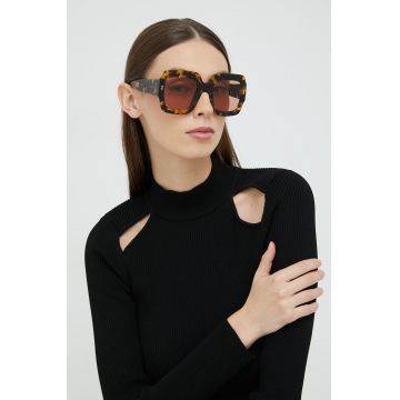 Gucci ochelari de soare femei, culoarea maro