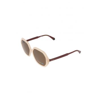 Ochelari de soare hexagonali cu lentile polarizate