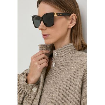 Balenciaga ochelari de soare femei, culoarea maro Balenciaga ochelari de soare femei, culoarea maro
