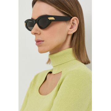 Bottega Veneta ochelari de soare femei, culoarea negru