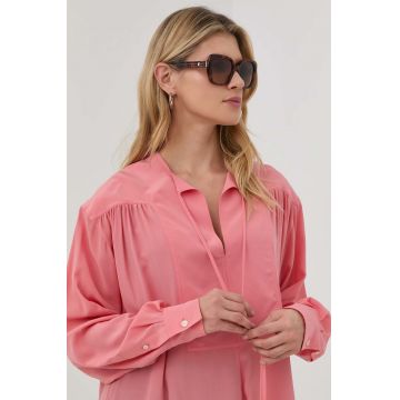Burberry ochelari de soare femei, culoarea maro