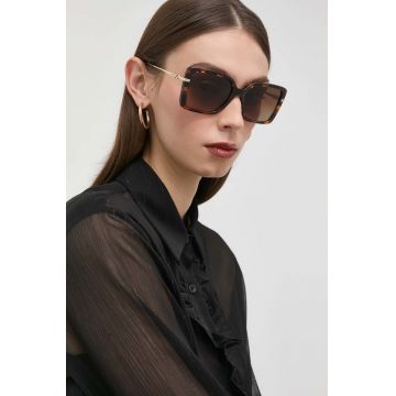 Michael Kors ochelari de soare femei, culoarea maro