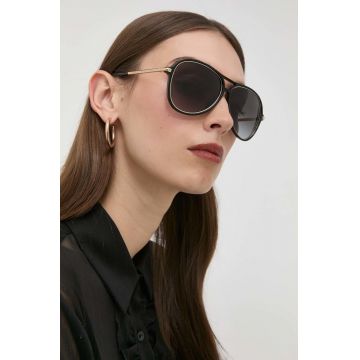 Michael Kors ochelari de soare femei, culoarea negru