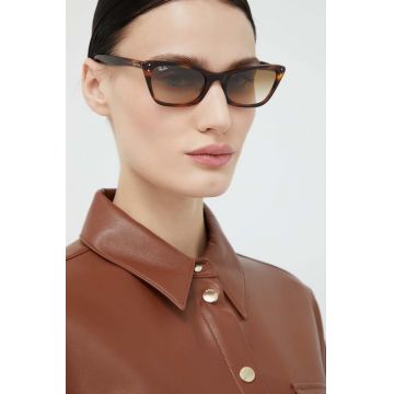 Ray-Ban ochelari de soare femei, culoarea maro