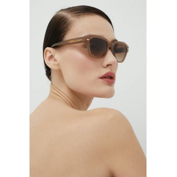 VOGUE ochelari de soare femei, culoarea maro