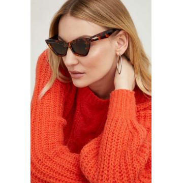 Answear Lab ochelari de soare femei, culoarea maro Answear Lab ochelari de soare femei, culoarea maro