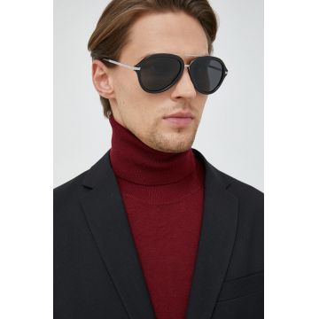 Burberry ochelari de soare barbati, culoarea negru