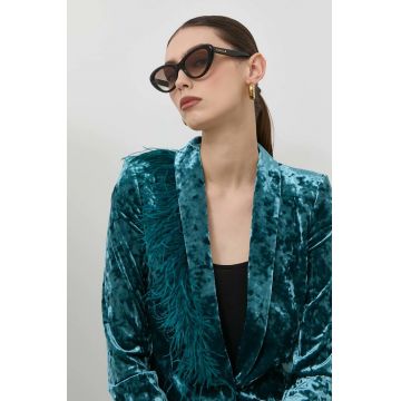 Gucci ochelari de soare GG1170S femei, culoarea maro