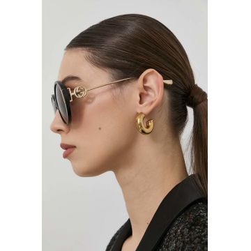 Gucci ochelari de soare GG1202S femei, culoarea negru