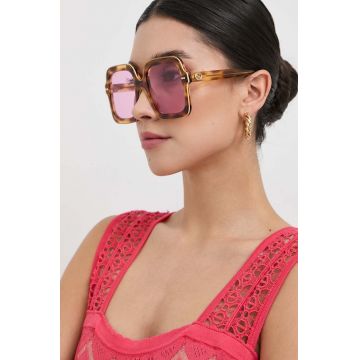 Gucci ochelari de soare GG1241S femei, culoarea maro