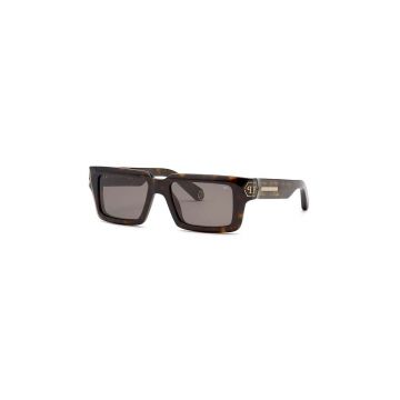 Philipp Plein ochelari de soare culoarea maro