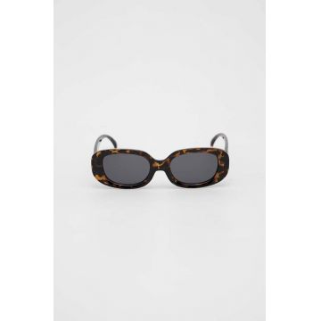 Vans ochelari de soare femei, culoarea maro VN0007A71611-Tortoise