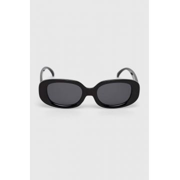 Vans ochelari de soare femei, culoarea negru VN0007A7BLK1-black