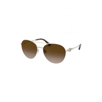 Ochelari de soare aviator cu aplicatii de strasuri