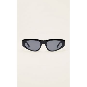 Stradivarius Ochelari De Plastic Cu Brațe Late Negru M