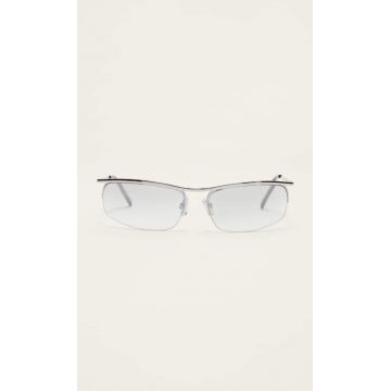 Stradivarius Ochelari Metalici Fără Ramă În Partea De Jos Transparent M