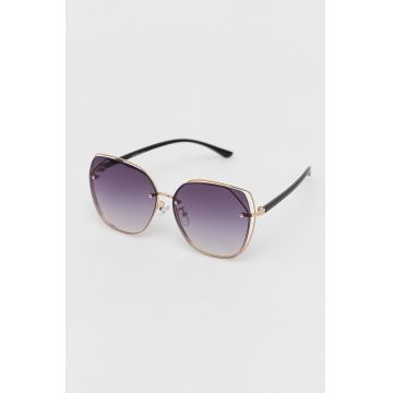Answear Lab ochelari de soare femei, culoarea argintiu
