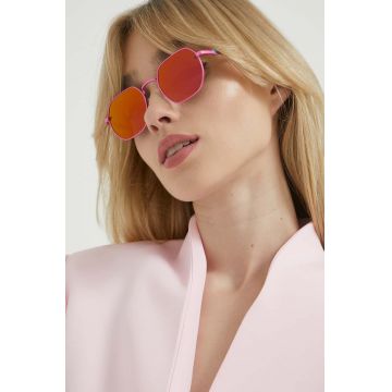 Chiara Ferragni ochelari de soare femei, culoarea roz