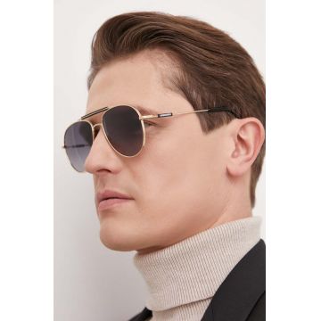DSQUARED2 ochelari de soare barbati, culoarea auriu