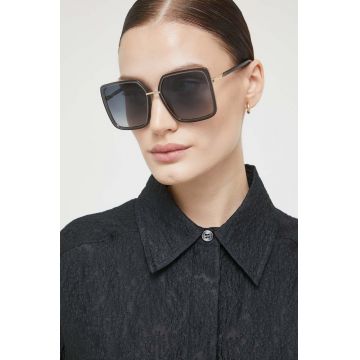 Furla ochelari de soare femei, culoarea maro