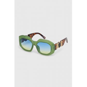 Jeepers Peepers ochelari de soare culoarea verde