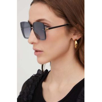 Answear Lab ochelari de soare femei, culoarea negru