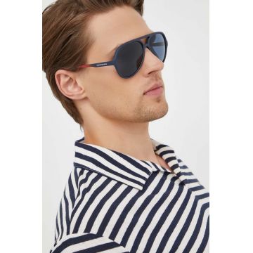 Armani Exchange ochelari de soare barbati, culoarea albastru marin