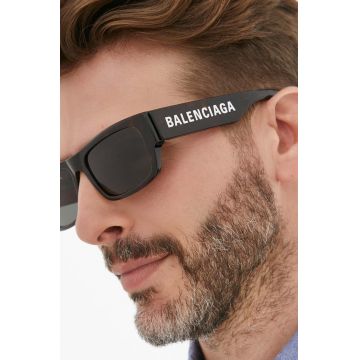 Balenciaga ochelari de soare barbati, culoarea maro