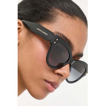 Carolina Herrera ochelari de soare femei, culoarea negru