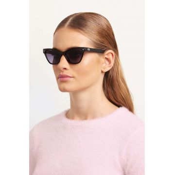 Chiara Ferragni ochelari de soare 1020/S femei, culoarea negru