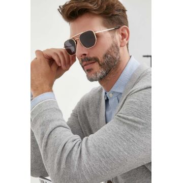 David Beckham ochelari de soare barbati, culoarea negru