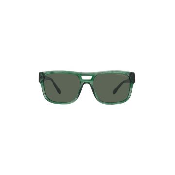 Emporio Armani ochelari de soare barbati, culoarea verde