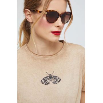 Medicine ochelari de soare femei, culoarea maro Medicine ochelari de soare femei, culoarea maro