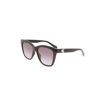Ochelari de soare cat-eye cu logo