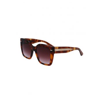 Ochelari de soare cat-eye cu logo