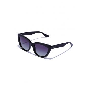 Ochelari de soare unisex cat-eye polarizati - Negru