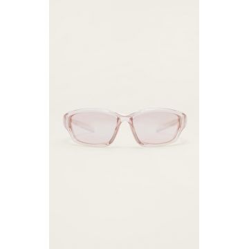Stradivarius Ochelari Cu Ramă De Plastic Și Lentile Colorate Din Sticlă Nereciclabilă Roz Pastel M