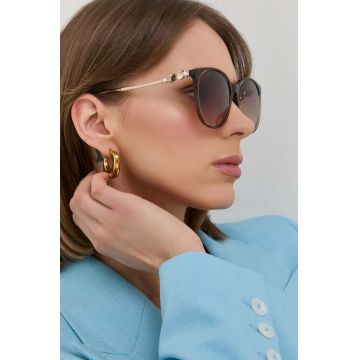 Swarovski ochelari de soare femei, culoarea maro