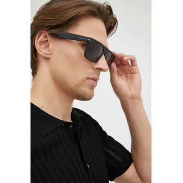 Tom Ford ochelari de soare barbati, culoarea negru