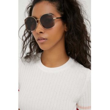 VOGUE ochelari de soare femei, culoarea maro