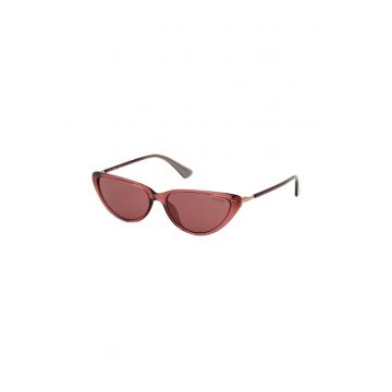 Ochelari de soare cat-eye cu lentile uni