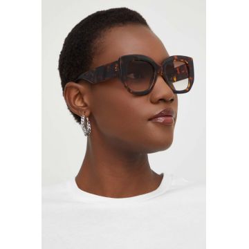 Answear Lab ochelari de soare femei, culoarea maro Answear Lab ochelari de soare femei, culoarea maro